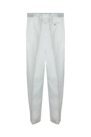 Light blue Linen Trousers SEMI COUTURE | S6SS66RG112